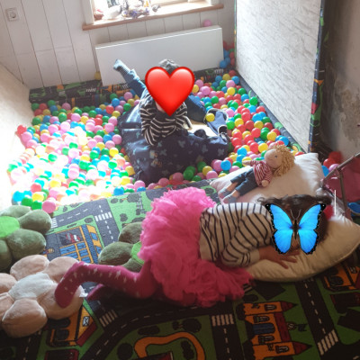 Indoorspielplatz mit Bällebad